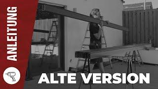 Terrassenüberdachung aus Aluminium bauen! [ALTE VERSION! LINK ZUR NEUEN IN DER VIDEOBESCHREIBUNG]