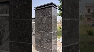 granite v group pillar Kaise lagaen#construction#pilar#design