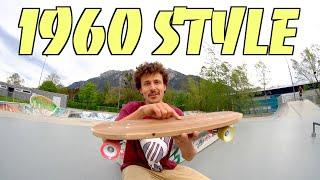 REBUILDING A SKATEBOARD FROM 1960 AND TRYING TO SKATE IT!