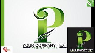 Letter P Logo Design in CorelDraw X7 Tutorial