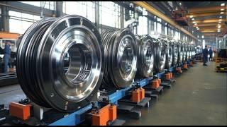 How Train Wheels & Bearings Are Made. Satisfying Production Processes