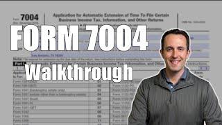 File IRS Form 7004 Walkthrough 2025