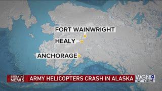 2 US Army helicopters crash in Alaska on training flight