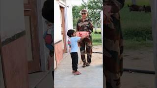 Indian Soldier  Family Life, Maa or Beti Emotional video #shorts #viral #army #maa #trending