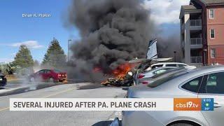 Several injured after Pennsylvania plane crash