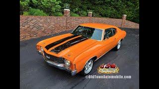 1972 Chevrolet Chevelle For Sale in Southern Maryland | Old Town Automobile Walk Around Video