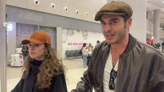 Burak Deniz ve Su Burcu Yazgı Coşkun, Cannes'dan İstanbul'a döndü