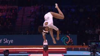 Skye Blakely Beam (Fall) SLO-MO || World Championships 2022 Event Final