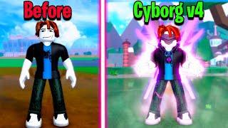 Going From Noob To Cyborg V4 Awakened in One Video! [Blox Fruits]