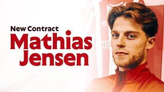 MATHIAS JENSEN signs new Brentford contract!  