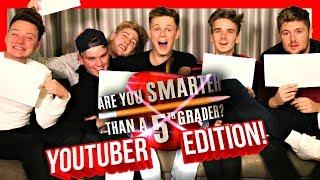 ARE YOU SMARTER THAN A 5TH GRADER? ft. Joe Sugg, Conor Maynard, Jack, Mikey & Josh