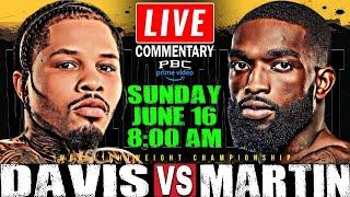 LIVE Gervonta Davis vs Frank Martin Boxing Commentary | WBA World Lightweight Championship