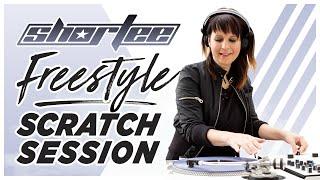 SCRATCH DJ SESSION  DJ Shortee  Freestyle Scratch Showcase on Technics 1200 Turntables & Rane 72