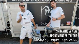 SPRAYING A NEW APARTMENT WITH THE GRACO 190PC EXPRESS