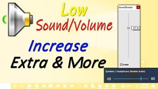 How to increase laptop volume windows 10 | PC me extra volume kaise badhayee | Hindi