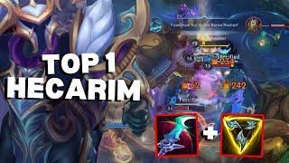 TOP 1 HECARIM PENTA KILL STOLEN - S16 Wild Rift Gameplay