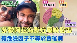 多數阿茲海默症屬晚發型 有危險因子不等於會罹病 健康2.0