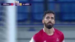 خلاصه بازی پرسپولیس ۱ الغرافه ۱ امروز