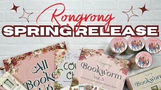 RONGRONG'S SPRING RELEASE Bookworm Vol 5 Collection | Journal, PET Tapes, Sticker Books & MORE