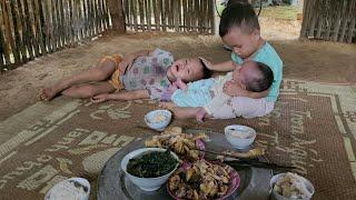 Harvesting giant bamboo shoots - going to the market to sell - cooking | Chúc Thị Duyên