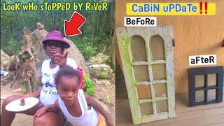 OuTdooR CooKinG bY RiVeR! bUiLdiNg oFF gRiD CaBiN! UPDATE