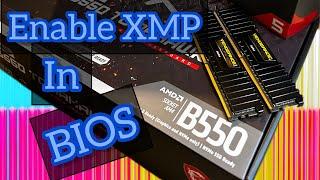 How To Enable Your Ram XMP Profile In Bios || MSI B550 Tomahawk