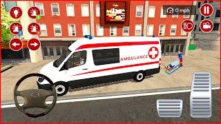 Direksiyonlu Ambulans oyunu 3D #123 American Ambulance Simulator Ambulans oyunları Android Gameplay