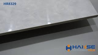 White Polished Porcelain Floor Tile - Model: HR8329