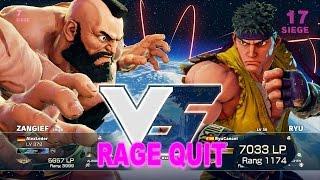 SFV - Ryu Rage Quitters (Alex_Playstation / RyuCancel) - 60fps 