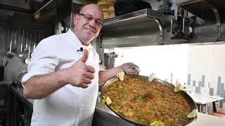 Authentic Spanish paella, the traditional Valencian recipe