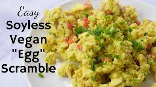 Vegan "Egg" Scramble | SOYLESS | NO TOFU | PUMPKIN SEEDS