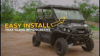 All NEW Trax Glass Windscreen