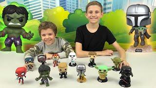 МСТИТЕЛИ MARVEL и персонажи из Star Wars - Даник с Никитой и фигурки Funko POP