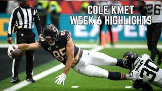 Cole Kmet Week 6 Highlights| Bears vs Jaguars