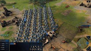 Age of Empires IV：Skirmish　|　Dragon Knights V.S Byzantines