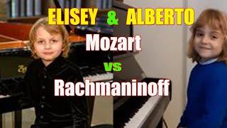 MOZART vs RACHMANINOFF- ELISEY MYSIN & ALBERTO CARTUCCIA "Polichinelle op.3" vs "Concerto No.23"