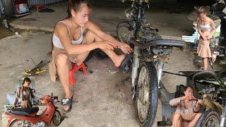 Genius Girl: Repairing and restoring the motorbike associated with the memories of her uncle