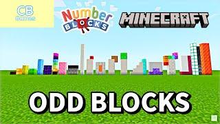 Numberblocks 1 to 20 built with unusual blocks | Numberblocks Minecraft