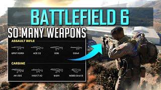 Battlefield 6's Full Weapon List Looks Impressive & Class Update Soon