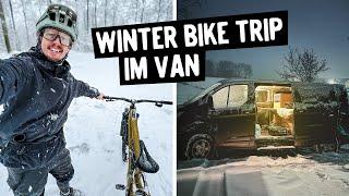 Mini Winter BIKE TRIP  Ein Mountainbike Abenteuer fürs Wochenende | Freeride Flo