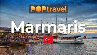 Walking in MARMARIS / Turkey  - Evening Tour 2022 - 4K 60fps (UHD)