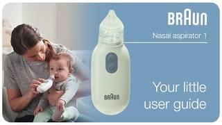 Braun Nasal Aspirator 1 - Clear stuffy noses quickly & gently.