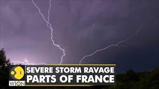 Severe storm ravage parts of France, 1 killed, 14 wounded | Hailstorms damage cars & boats | WION