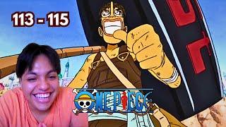 PRIMERAS PELEAS REALES DE LOS NAKAMAS! - Veo por primera vez - One Piece - Capítulos 113 al 115