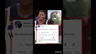 Ant man Is now Iron Man?  #nba