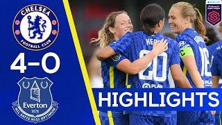 Chelsea 4-0 Everton | Sam Kerr Double Sinks Everton | Women's Super League Highlights