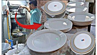 How Make a Plate | Melamine Plate Manufacturing Amazing Process