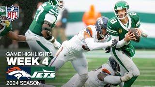 Denver Broncos vs. New York Jets | 2024 Week 4 Game Highlights