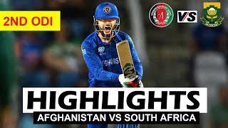 AFGHANISTAN VS SOUTH AFRICA 2ND ODI 2024 MATCH HIGHLIGHTS | AFG VS SA