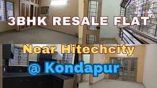 3BHK RESALE FLATS IN HYDERABAD || FLATS FOR SALE NEAR HITECHCITY || BEST PROPERTIES HYDERABAD